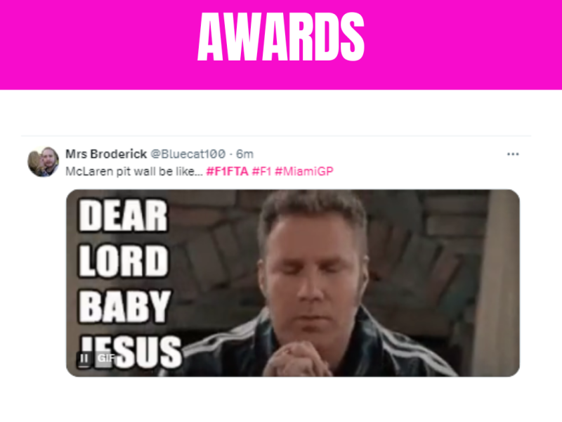 Top 10 Funniest Tweet Awards: Miami Grand Prix 2024